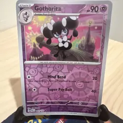 Pokemon TCG Gothorita 091/193 Reverse Holo Uncommon S&V-Paldea Evolved NM/MT - Image 1