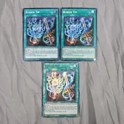 3X Yugioh Playset Runick Tip MP23-EN241 / TAMA-EN029 Prismatic Secret & Ultra - Image 1