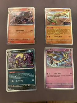 POKEMON PHANTASMAL FLAMES STAMPED PRERELEASE PROMO CARDS (IN HAND) - Image 1