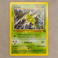 Scyther 10/64 - Jungle Non Holo Rare - Vintage WOTC Pokemon Card - NM Near Mint - Image 1