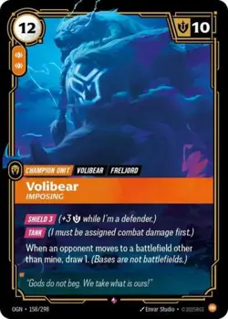 ~ Volibear Imposing ~ Foil ~ Riftbound: Origins - Image 1