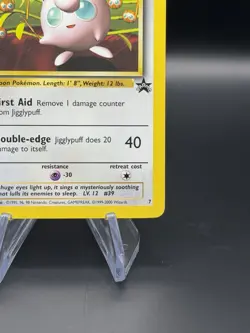 Jigglypuff 7 WOTC Black Star Promo Pokemon Card - Image 5