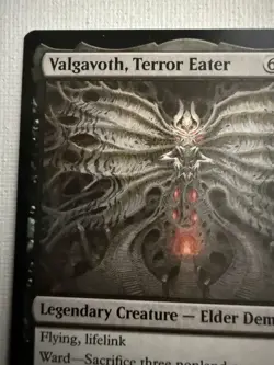 MTG Valgavoth, Terror Eater Duskmourn: House of Horror Mythic Rare Card - Image 3