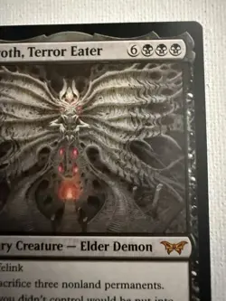 MTG Valgavoth, Terror Eater Duskmourn: House of Horror Mythic Rare Card - Image 4
