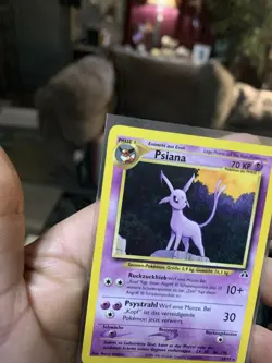 20/75 German Psiana/espeon Pokemon Card Neo Discovery Rare 2000 - Image 4
