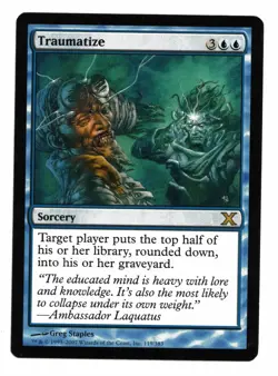 MTG Card: Traumatize 119/383 10th Edition Core Set Rare! - Image 1