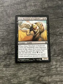 MTG 1x Gray Merchant of Asphodel x1 LP Theros - Image 1