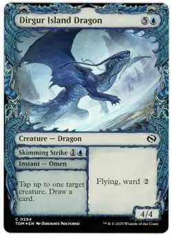 Dirgur Island Dragon (Showcase) Foil - 0294 - Tarkir Dragonstorm - MTG - NM/M - Image 1