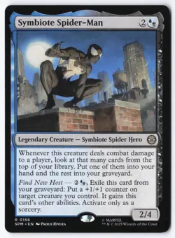 Symbiote Spider-Man R Marvel's Spider-Man 156 NM - Image 1