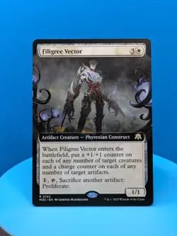 Filigree Vector (Extended Art) Commander: March of the Machine Regular - Image 1