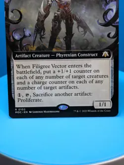 Filigree Vector (Extended Art) Commander: March of the Machine Regular - Image 2