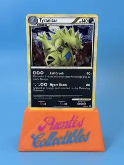 Tyranitar 26/95 Pokemon TCG HGSS Unleashed Holo Rare NM - Image 1