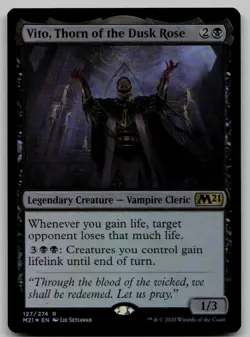 Vito, Thorn of the Dusk Rose R Core Set 2021 127 NM - Image 1