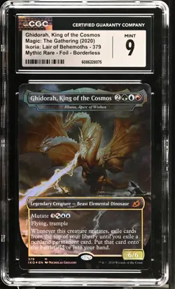 ILLUNA, APEX OF WISHES Ikoria Foil Ghidorah King of the Cosmos CGC 9 MTG - Image 1