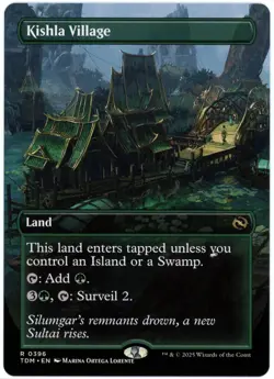 Kishla Village (Borderless) - 0396 - Tarkir Dragonstorm - NM/M - Image 1