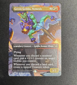 Green Goblin, Nemesis (Borderless) Spider-Man MTG Magic the Gathering-0023 - Image 1