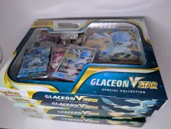 Pokemon TCG Leafeon V Star (x2) and Glaceon V Star(x2) Special Collection Boxes - Image 3