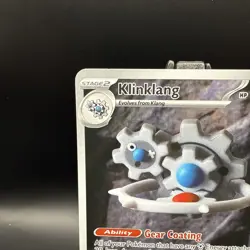 Pokemon TCG Klinklang 141/086 Black Bolt BLK Illustration Near Mint Condition - Image 2