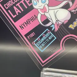 Sylveon Nymphia Pokemon × PRONTO CAFE PROMO Clear Card Japan 2025 - Image 3