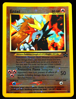 Entei #34 Mint Reverse Holo Neo Promo Pokemon Card - Image 1