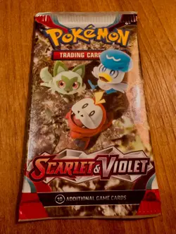 EXTREMELY HEAVY Pokemon TCG Scarlet & Violet Sealed Booster Pack (23.01g!) - Image 2