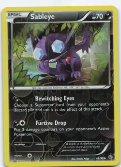 Sableye 44/98 XY - Ancient Origins Uncommon Reverse Holo MP Pokemon TCG - Image 1