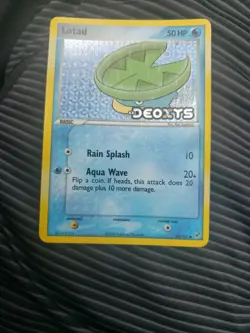 2005 Pokemon LOTAD HOLO EX DEOXYS STAMP 63/107 Common NM - Image 1