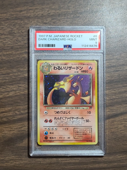 1997 Pokemon Dark Charizard Japanese Team Rocket #6 - Holo PSA 9 - Image 1