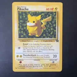 Pokemon Vintage Ivy Pikachu #1 WotC Black Star League Promo 1999 - Image 1