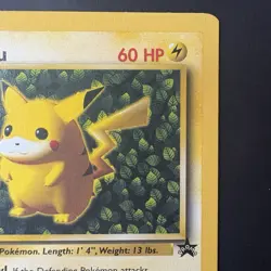 Pokemon Vintage Ivy Pikachu #1 WotC Black Star League Promo 1999 - Image 3