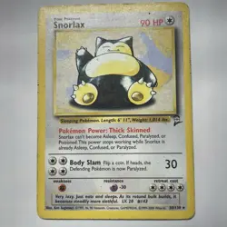Snorlax 30/130 Base Set 2 WOTC 1999 Pokemon Vintage Never Played - Image 1