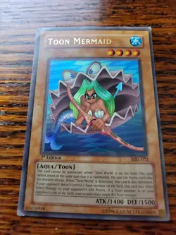 Yugioh 1X Toon Mermaid X1 MRL-072 Ultra Rare 1st Edition Magic Ruler PL - Image 1