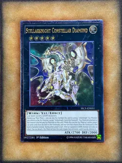 Yugioh Stellarknight Constellar Diamond SECE-EN051 Ultimate Rare 1st Ed NM - Image 1