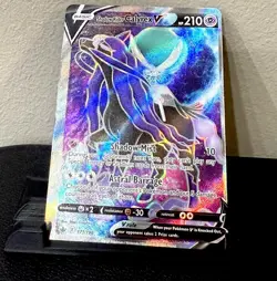 Shadow Rider Calyrex V (Full Art) 171/198 MISCUT Pokemon Swsh06: Ultra Rare Holo - Image 1