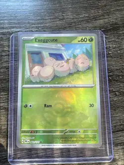 Pokemon TCG Prismatic Evolutions Exeggcute Card 001/131 Master Ball NM Fast Ship - Image 1