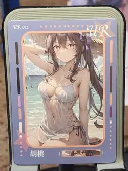 Hu Tao Happy Together Card Goddess Story Anime Waifu UR UR-012 Genshin Impact - Image 1