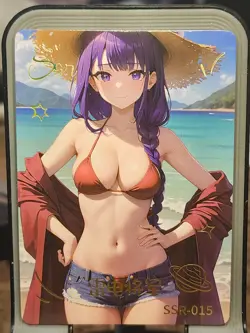 Walks In Beauty Card Anime Goddess Story Waifu SSR SSR-015 Fern - Image 1