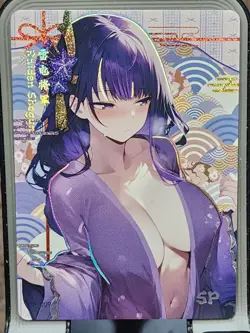 RAIDEN SHOGUN SP Senpai Goddess Haven Series 6 Story Anime Card SP-009 - Image 1