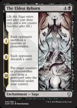 The Eldest Reborn -Foil Light Play MTG Dominaria - Image 1