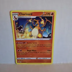 Pokemon TCG Charizard Cracked Ice Holo Card 025/185 Deck Exclusives - Image 3