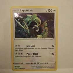 Rayquaza SWSH029 SWSH: Sword & Shield Promo Cards Holo Swirl Pokemon TCG NM - Image 1