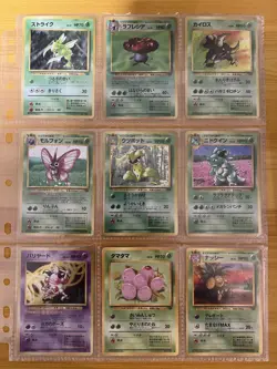Pokemon Card COMPLETE Jungle Master Set 48/48 1999 Holo SWIRLS Japanese - Image 3
