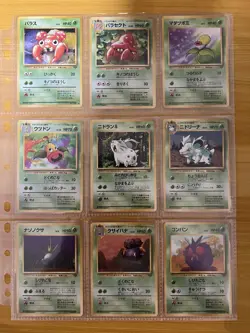 Pokemon Card COMPLETE Jungle Master Set 48/48 1999 Holo SWIRLS Japanese - Image 5