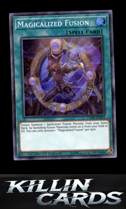 Magicalized Fusion DANE-ENSE4 Super Rare Dark Neostorm YuGiOh Card NM - Image 1