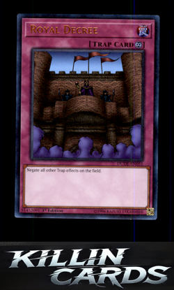 Royal Decree DUDE-EN051 Ultra Rare Duel Devastator YuGiOh Card NM - Image 1