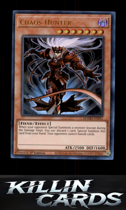 1st Edition Chaos Hunter MAMA-EN051 Ultra Rare Magnificent Mavens YuGiOh Card NM - Image 1