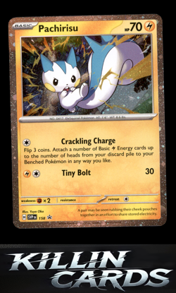 Pachirisu - 158 158 Pokemon Promo SV: Scarlet & Violet Promo Cards Card NM - Image 1