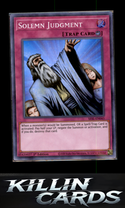 1st Edition Solemn Judgment SESL-EN045 YuGiOh Super Rare Secret Slayers Card NM - Image 1