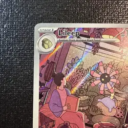Lileep 145/142 Sv07 Stellar Crown Illustration Holo Card Near Mint Condition - Image 3