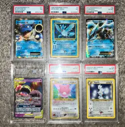 Pokemon PSA TAG Graded 6 Card Lot Articuno Kyurem Togetic Blissey Blastoise - Image 1